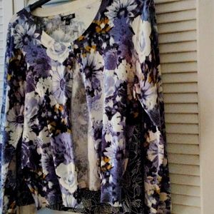 Apt 9 Cardigan, short, large